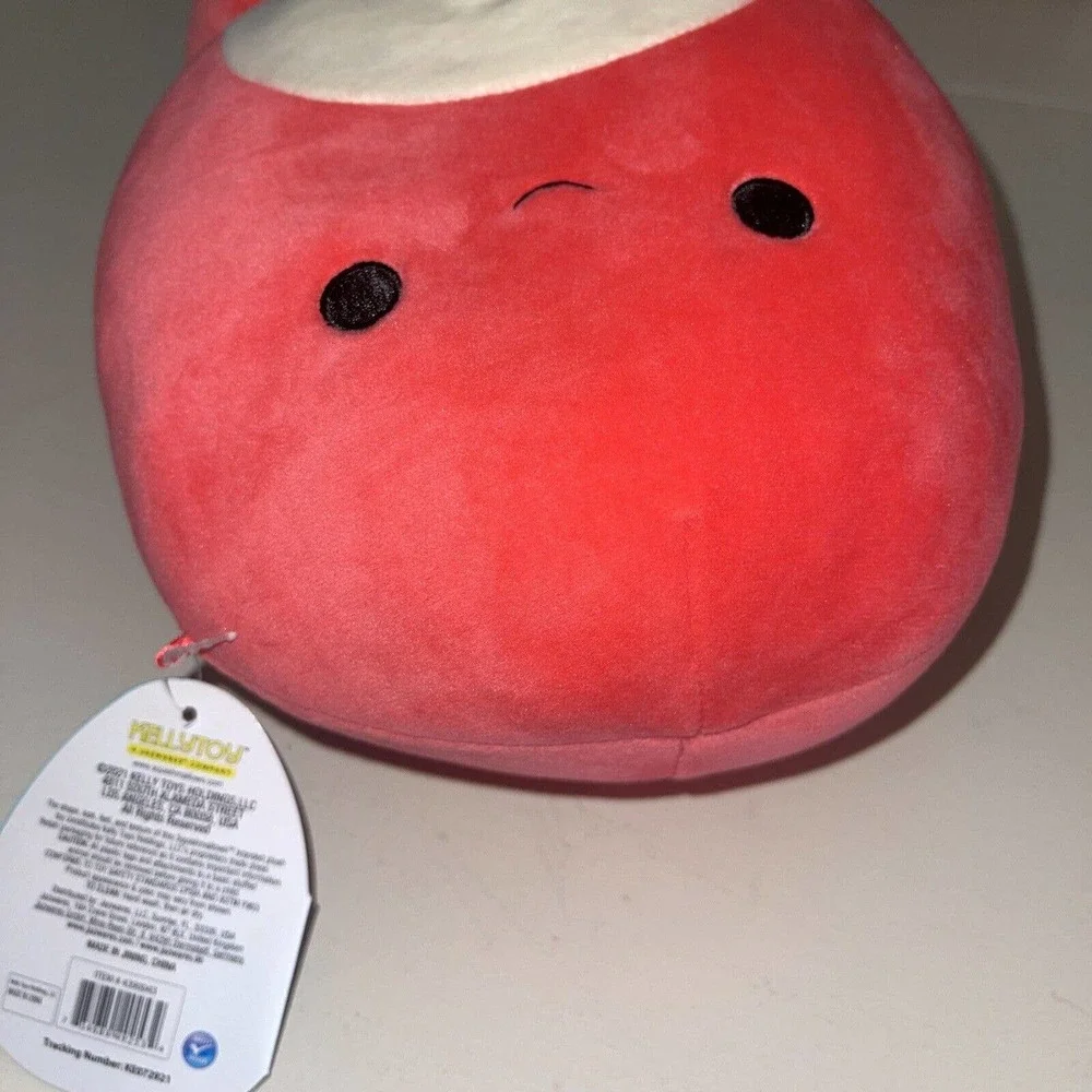 Squishmallows 8 Inch Veronica the Red Octopus Strawberry 2021 Kelly Toy New!